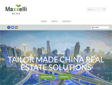 Tablet Screenshot of maxxelli-blog.com